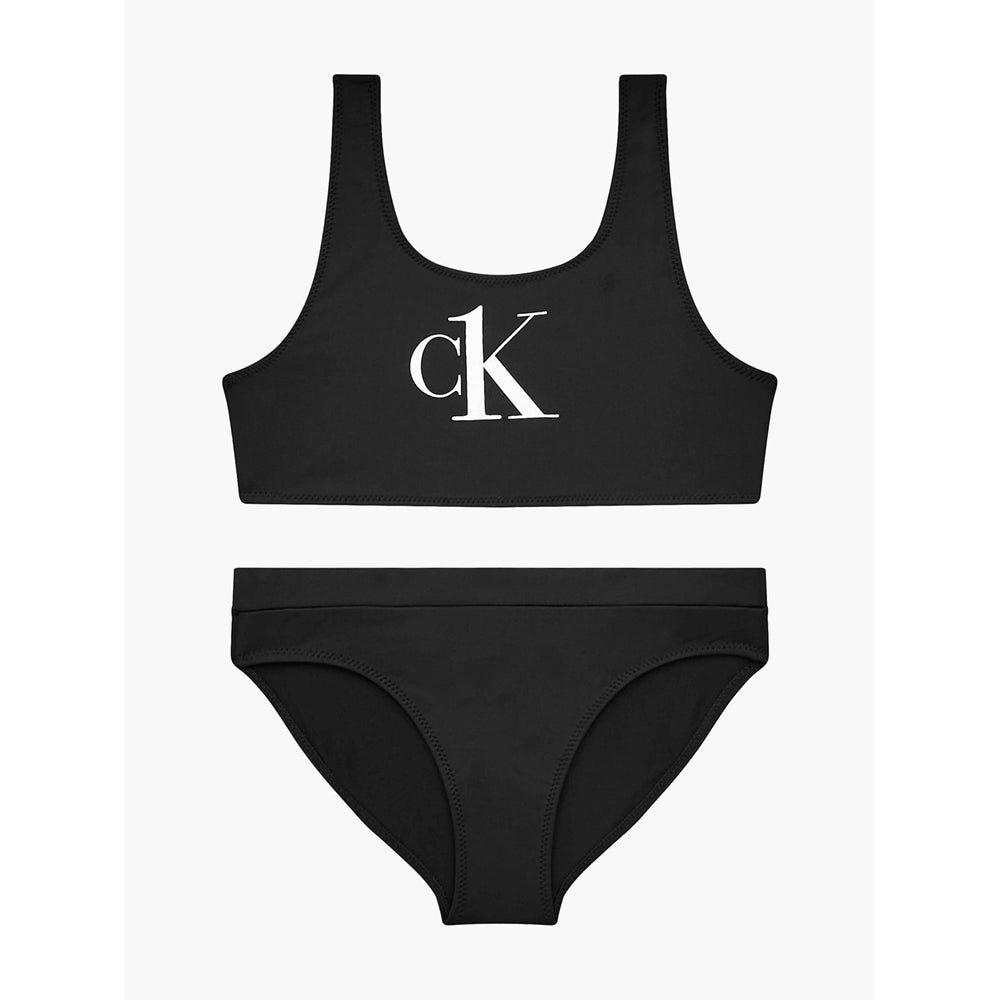 בגד ים קלווין קליין Girls Bralette Bikini Set ילדים