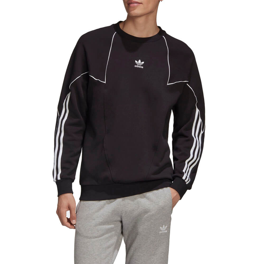 סווטשירט אדידס Big Trefoil Abstract Crew Sweatshirt גברים