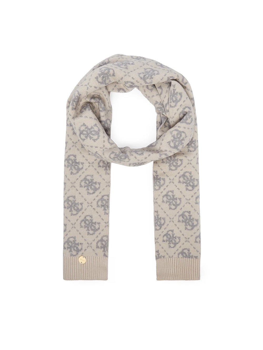 סט כובע וצעיף Guess Beanie And Scarf Set נשים - gus-GFBOXWP6401-ONL-One-Size