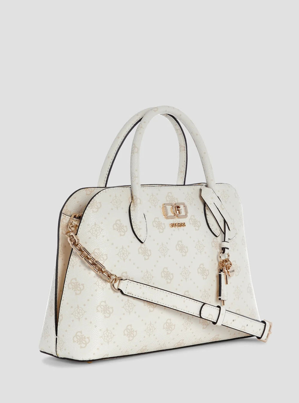 תיק Guess Emelie Logo 2 Comp Satchel נשים