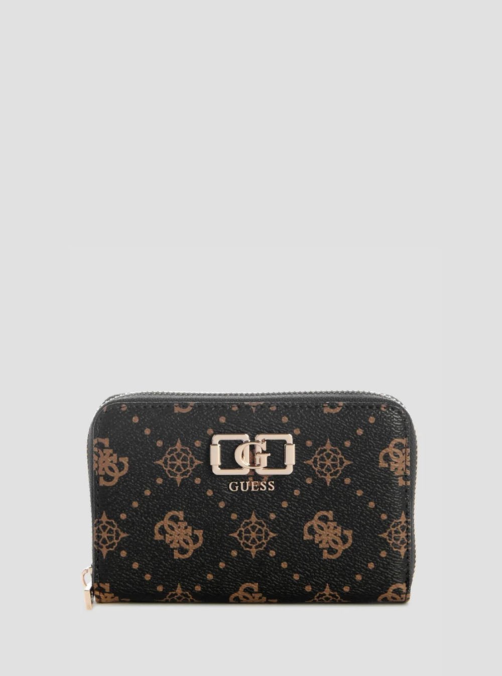ארנק Guess Emelie Logo Slg Med Zip Around נשים
