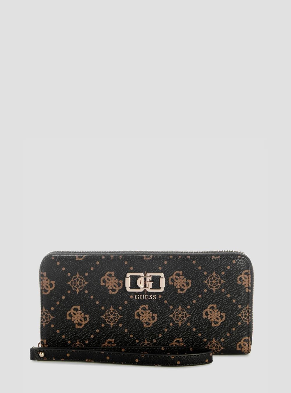 ארנק Guess Emelie Logo Slg Lrg Zip Around נשים