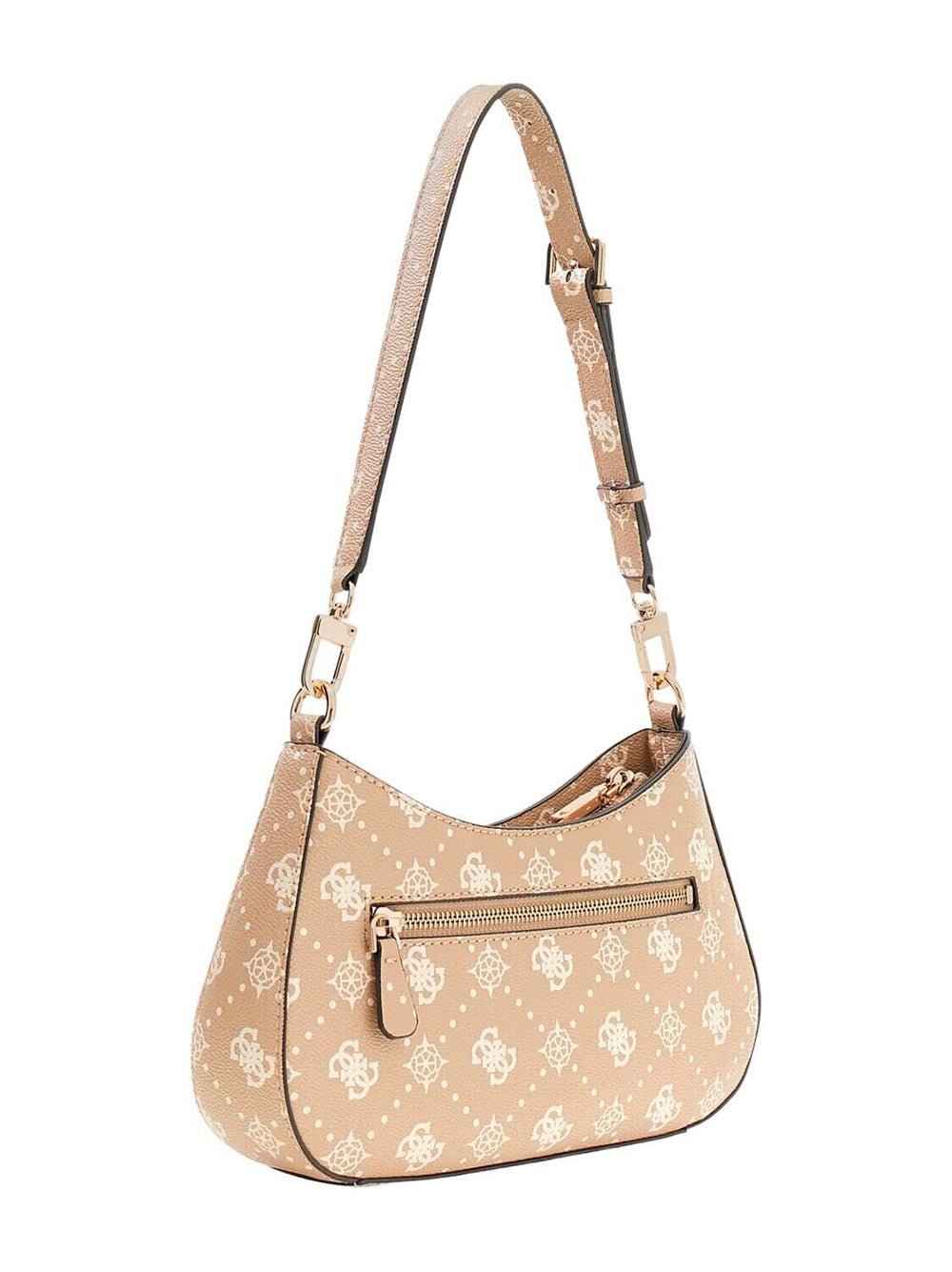 תיק Guess Emelie Logo Top Zip Shldr Bag נשים