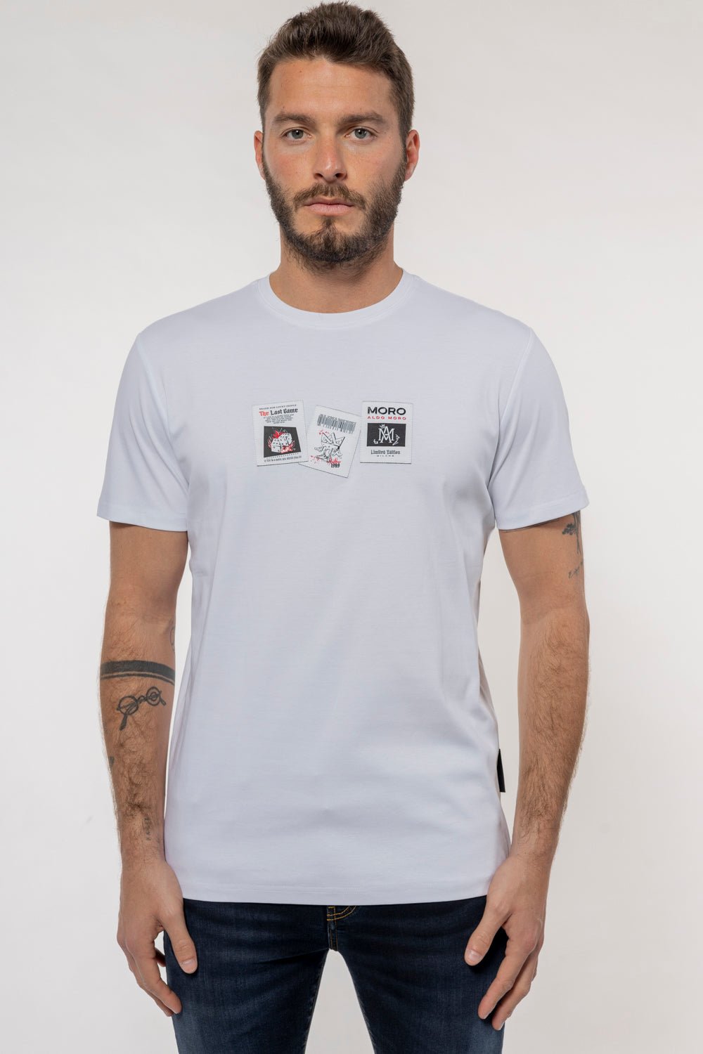 חולצת טישירט קצרה אלדו מורו 3 Cubes גברים