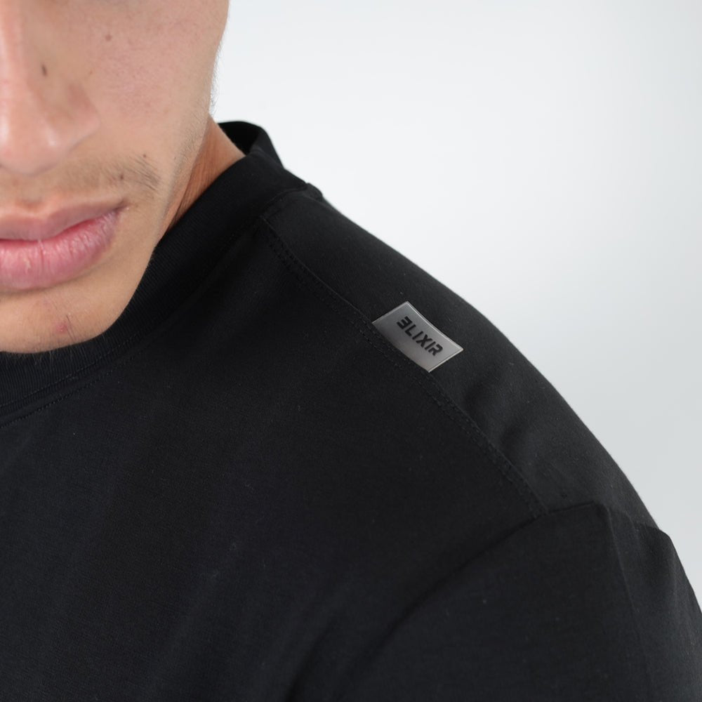 חולצת טישירט קצרה אליקסיר Back X גברים