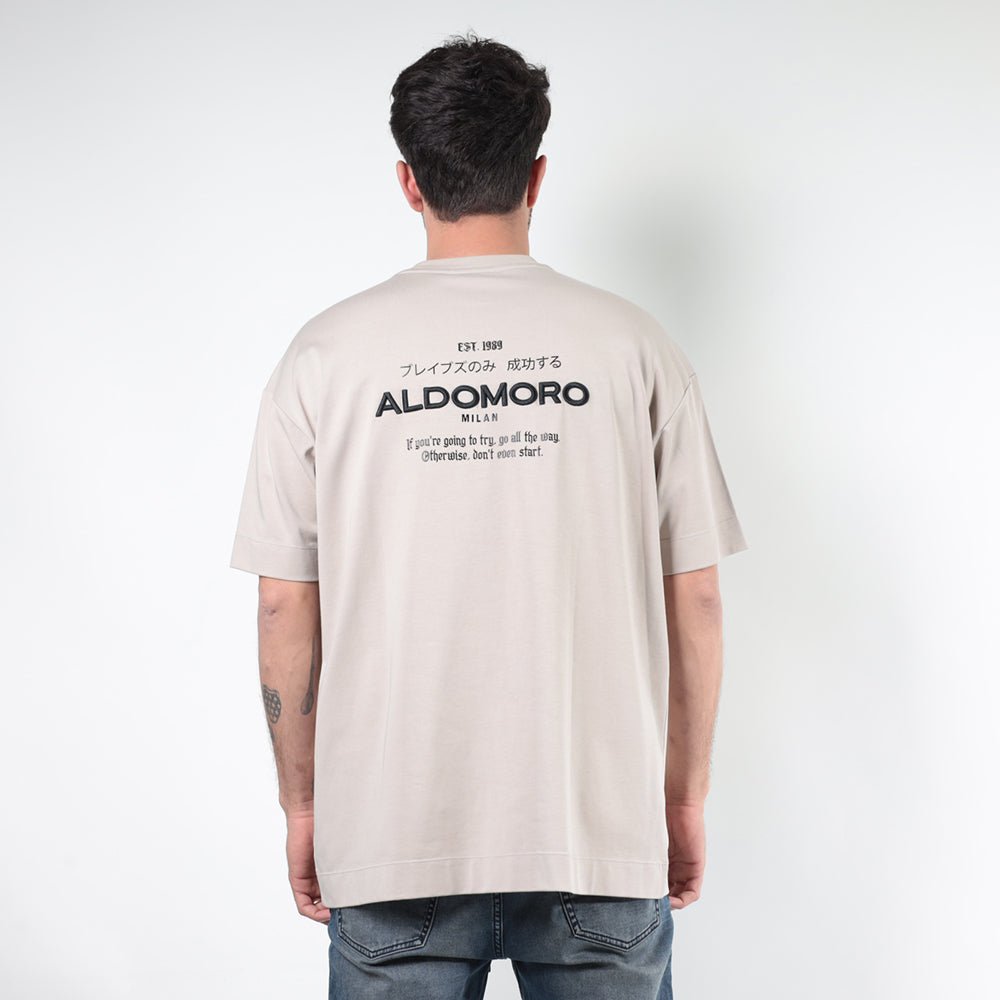 חולצת טישירט קצרה אלדו מורו Back Print גברים