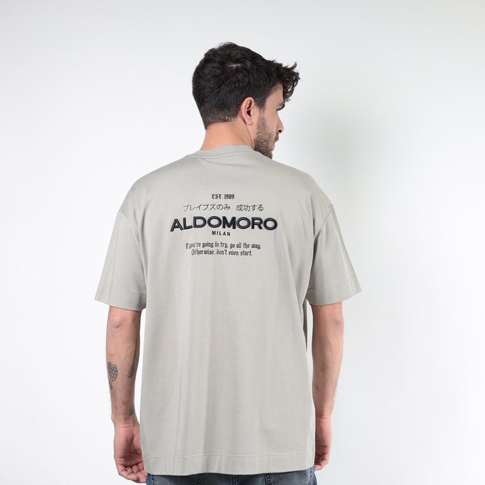 חולצת טישירט קצרה אלדו מורו Back Print גברים