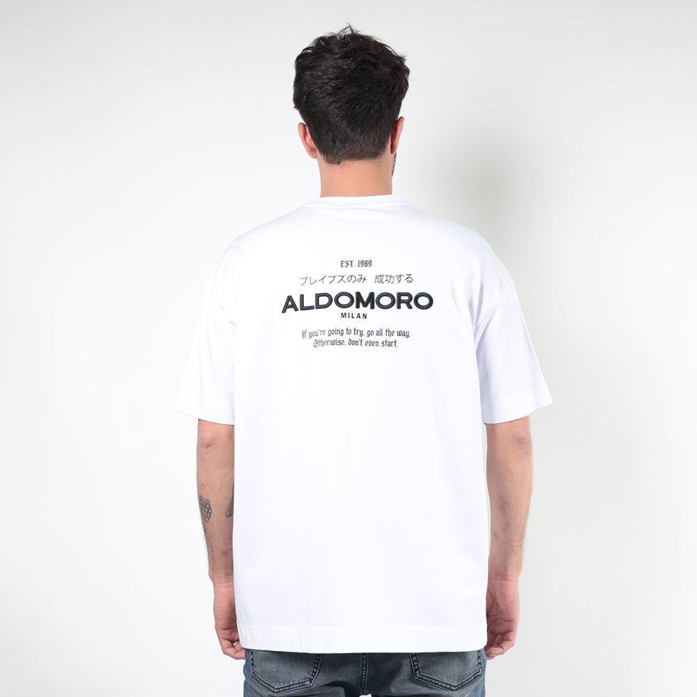 חולצת טישירט קצרה אלדו מורו Back Print גברים