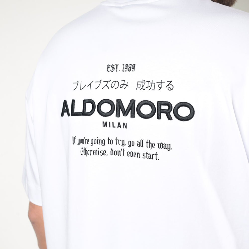 חולצת טישירט קצרה אלדו מורו Back Print גברים