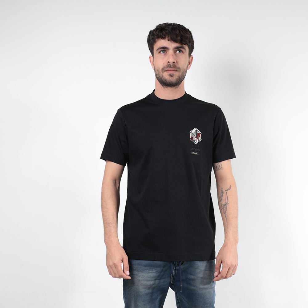 חולצת טישירט קצרה אלדו מורו Embroidery Puzzle גברים