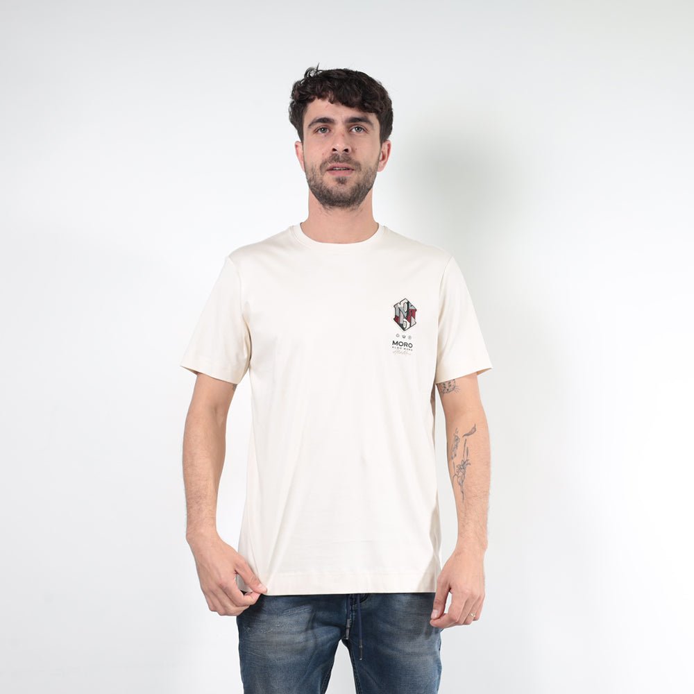 חולצת טישירט קצרה אלדו מורו Embroidery Puzzle גברים