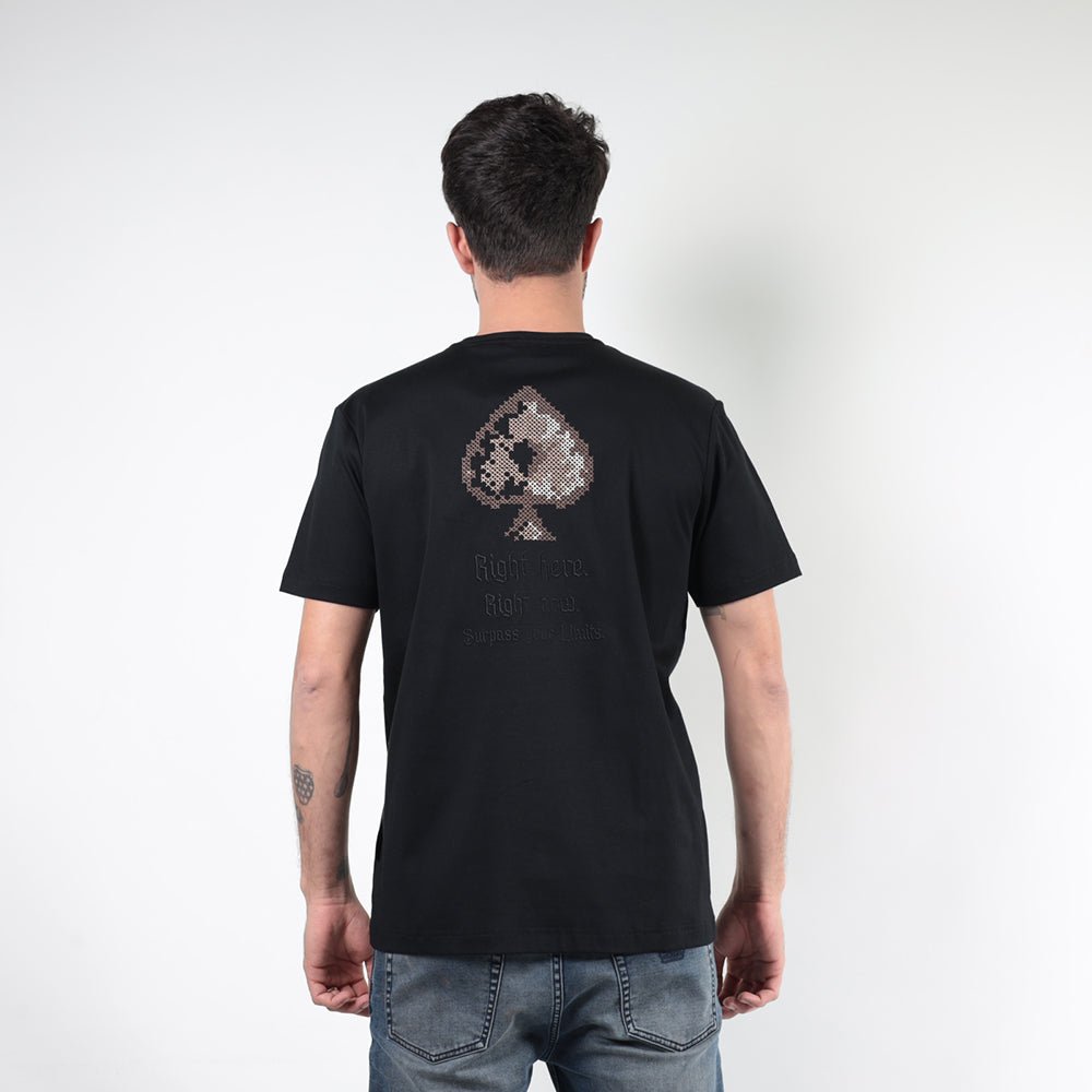 חולצת טישירט קצרה אלדו מורו Back Spades גברים