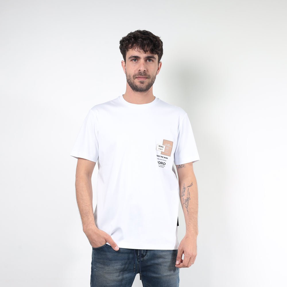 חולצת טישירט קצרה אלדו מורו Take The Risk גברים