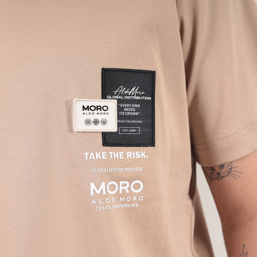 חולצת טישירט קצרה אלדו מורו Take The Risk גברים