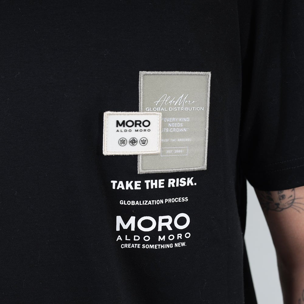 חולצת טישירט קצרה אלדו מורו Take The Risk גברים
