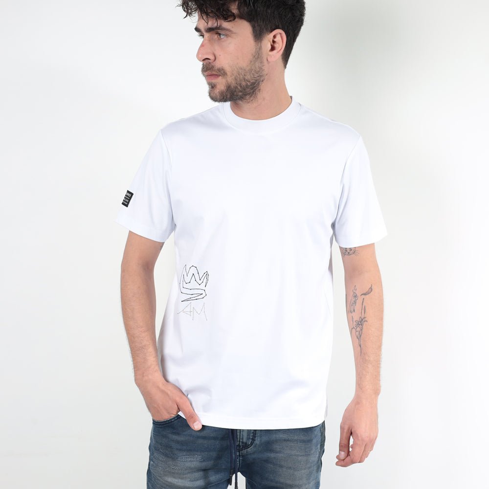 חולצת טישירט קצרה אלדו מורו Trust Your Instinct גברים