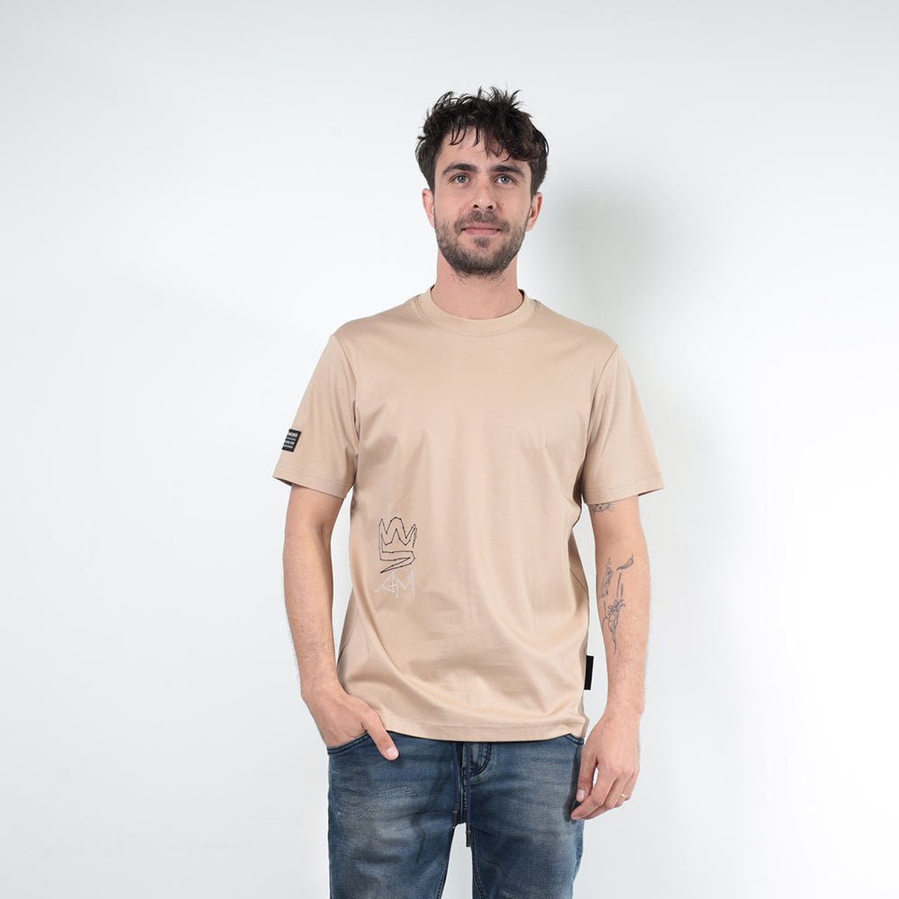 חולצת טישירט קצרה אלדו מורו Trust Your Instinct גברים