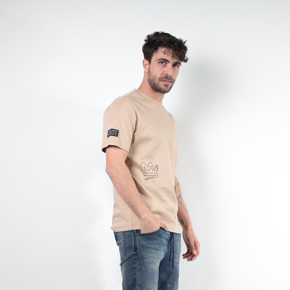 חולצת טישירט קצרה אלדו מורו Trust Your Instinct גברים