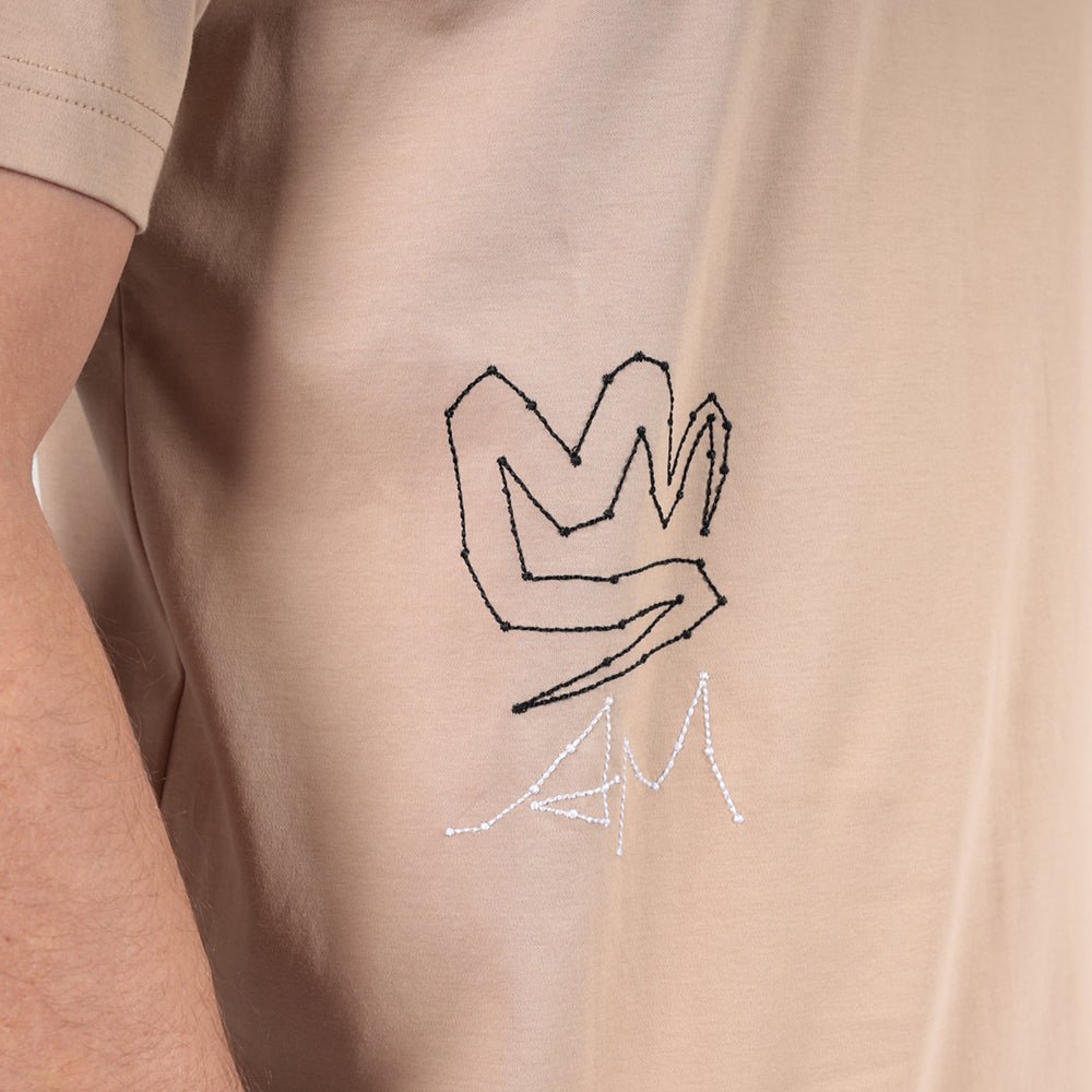 חולצת טישירט קצרה אלדו מורו Trust Your Instinct גברים