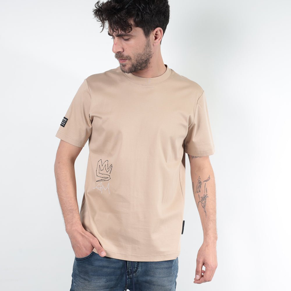 חולצת טישירט קצרה אלדו מורו Trust Your Instinct גברים