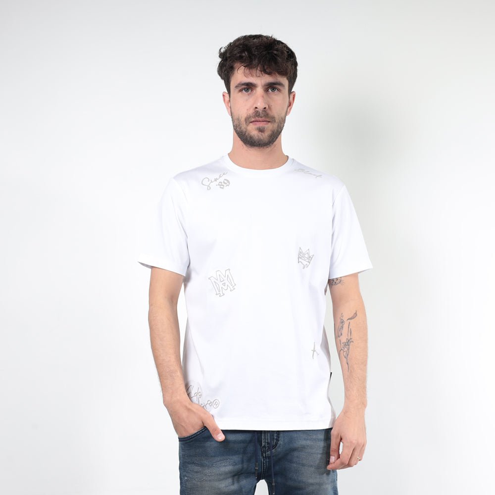 חולצת טישירט קצרה אלדו מורו All Over Logo גברים