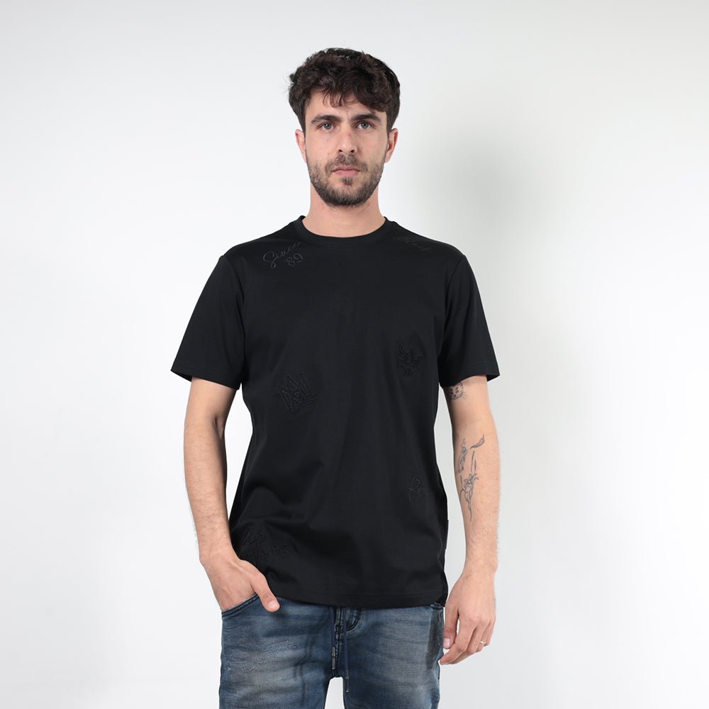 חולצת טישירט קצרה אלדו מורו All Over Logo גברים