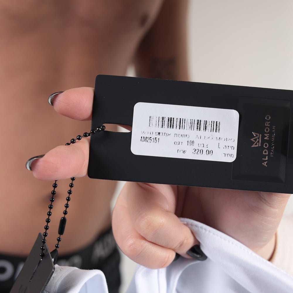 חולצת טישירט קצרה אלדו מורו Stripe Shoulders גברים