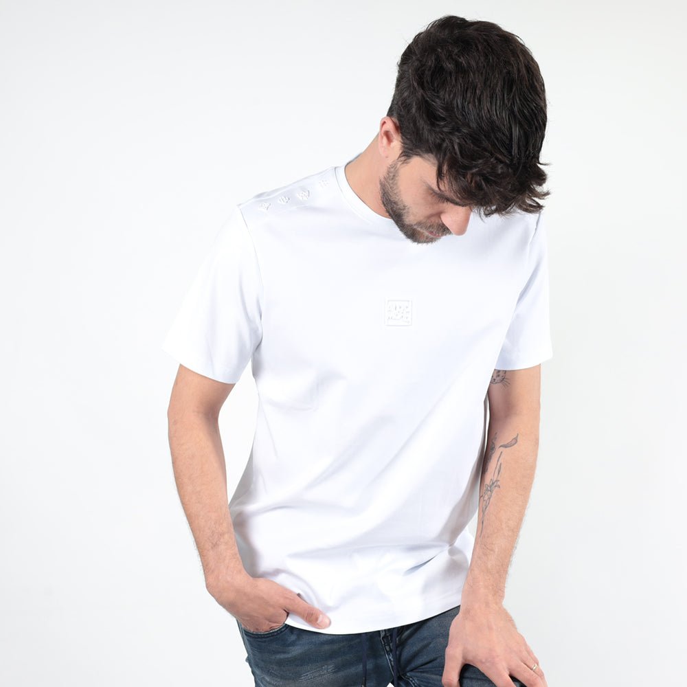 חולצת טישירט קצרה אלדו מורו Stripe Shoulders גברים