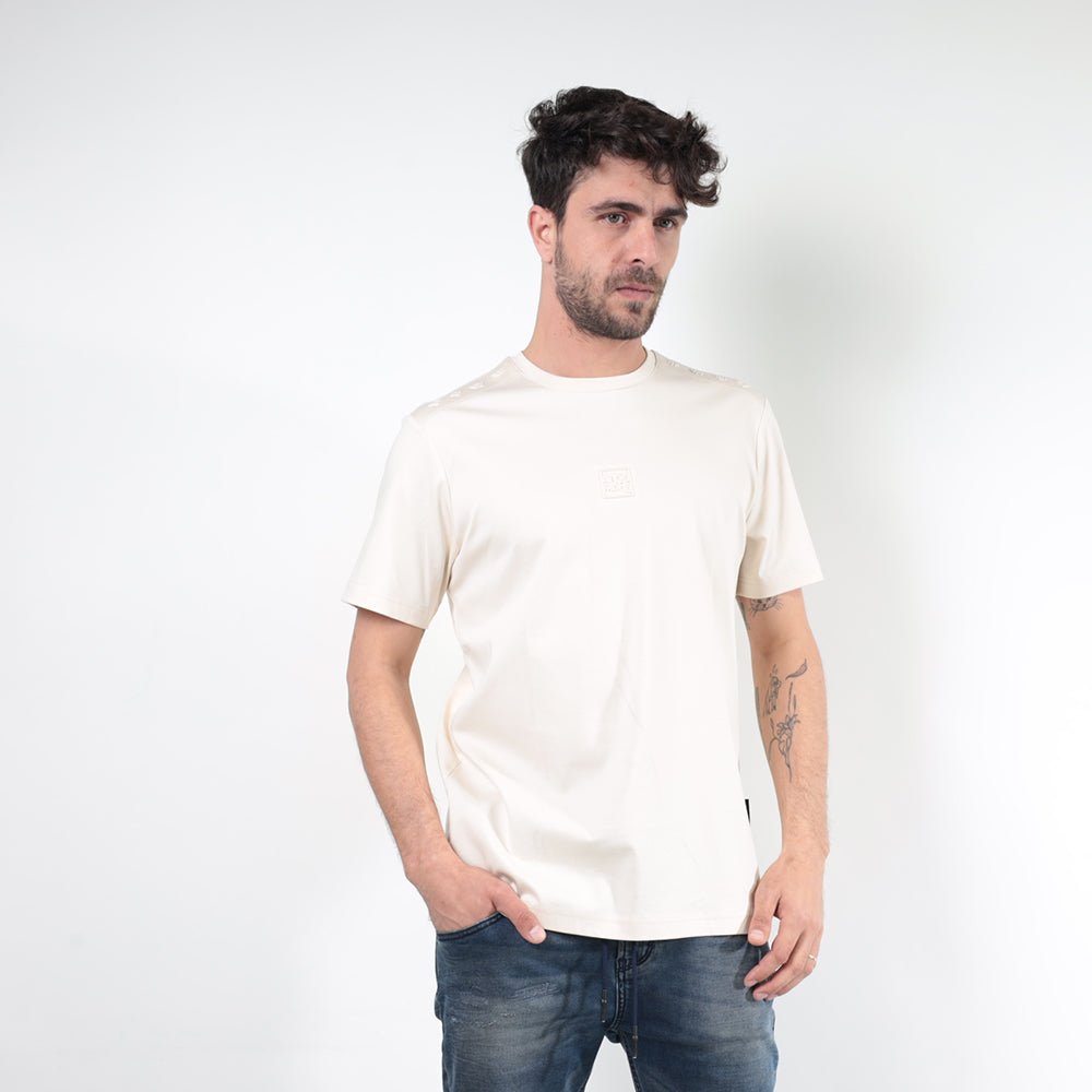 חולצת טישירט קצרה אלדו מורו Stripe Shoulders גברים