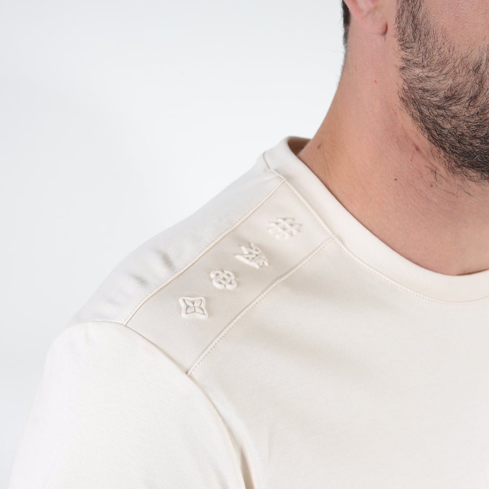 חולצת טישירט קצרה אלדו מורו Stripe Shoulders גברים