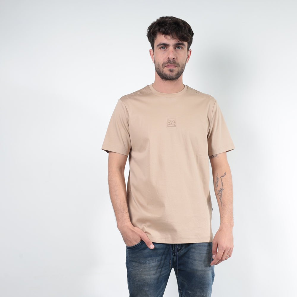 חולצת טישירט קצרה אלדו מורו Stripe Shoulders גברים