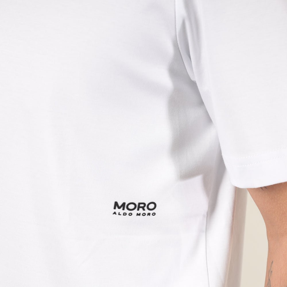 חולצת טישירט קצרה אלדו מורו Back Crown & Patches גברים