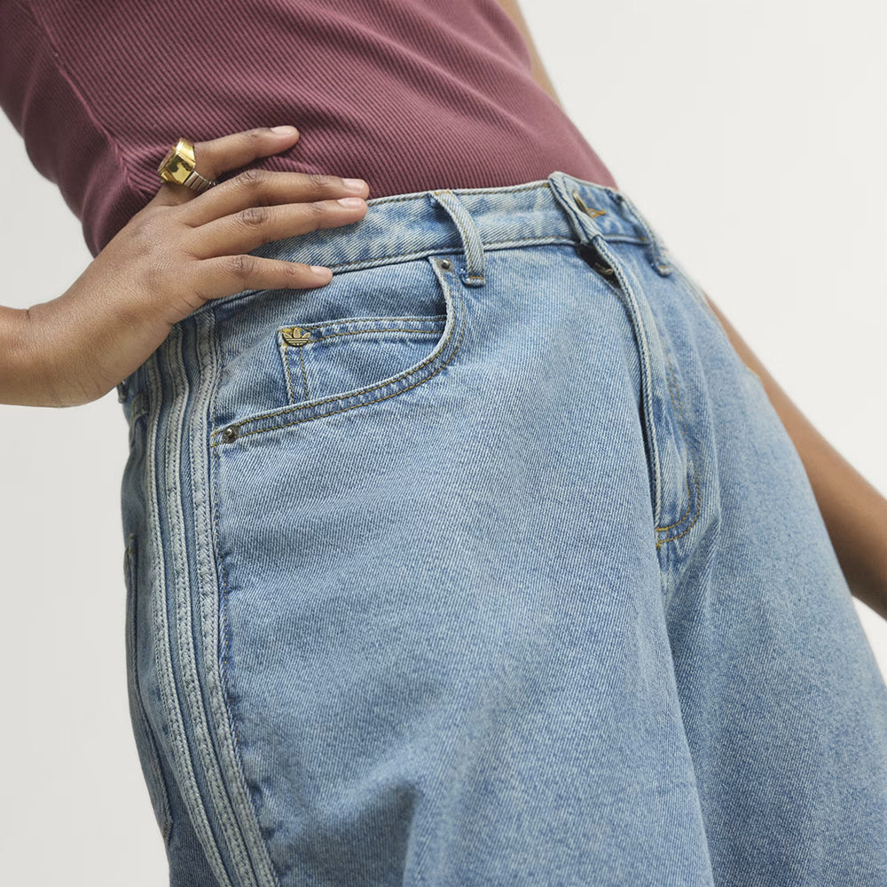 ג'ינס אדידס High Rise Barrel Leg Denim נשים