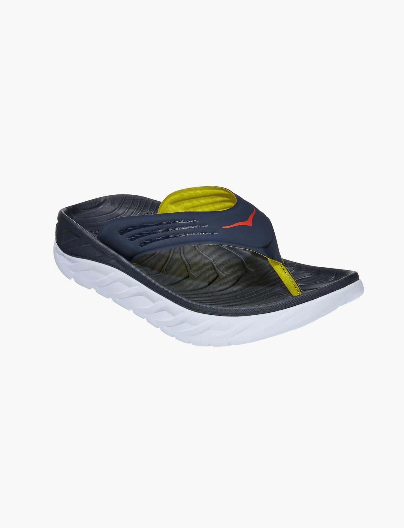 Hoka Ora Recovery Flip - כפכפים לגבר הוקה אורה בצבע כחול אומברה/פיאסטה