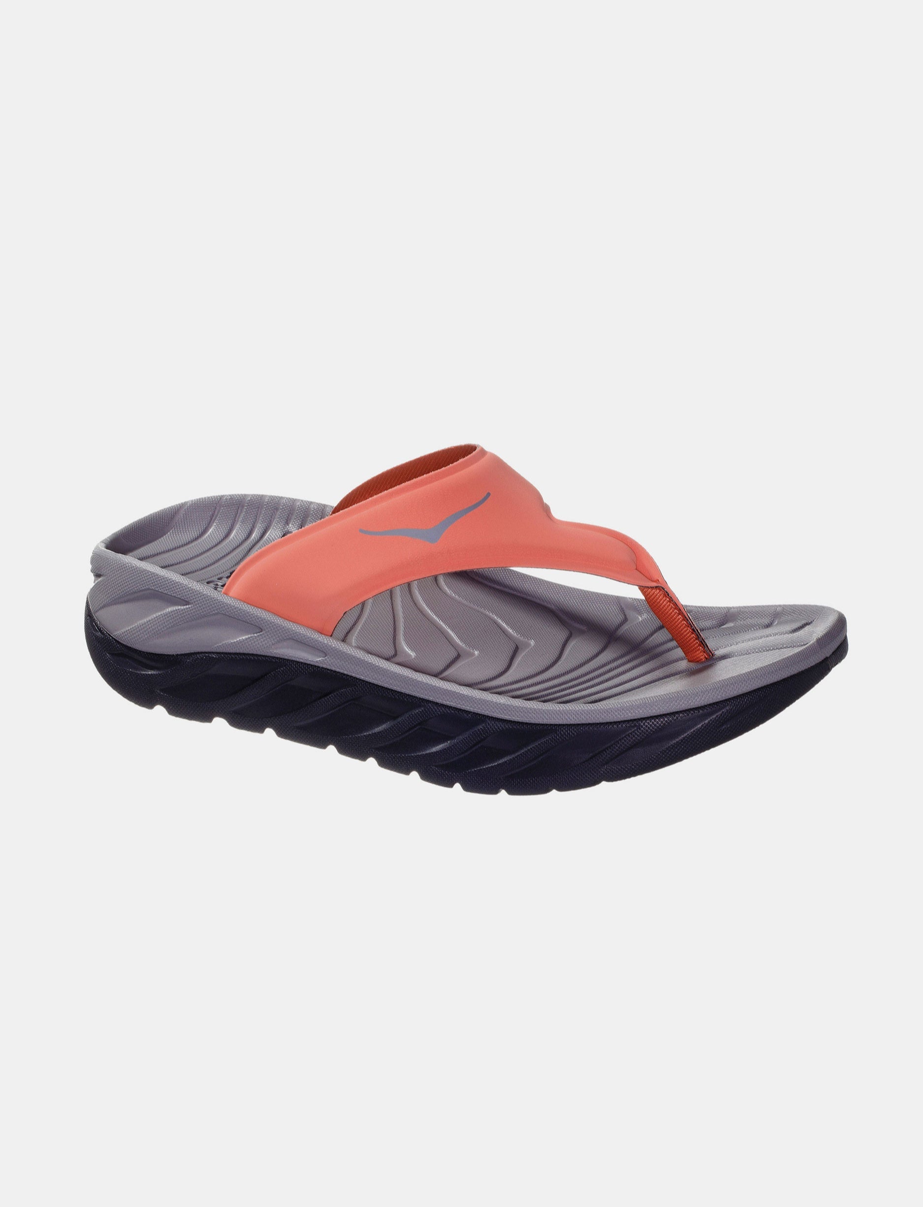 Hoka Ora Recovery Flip - כפכפי אורה הוקה איכותיים לנשים בצבע שחור/כתום