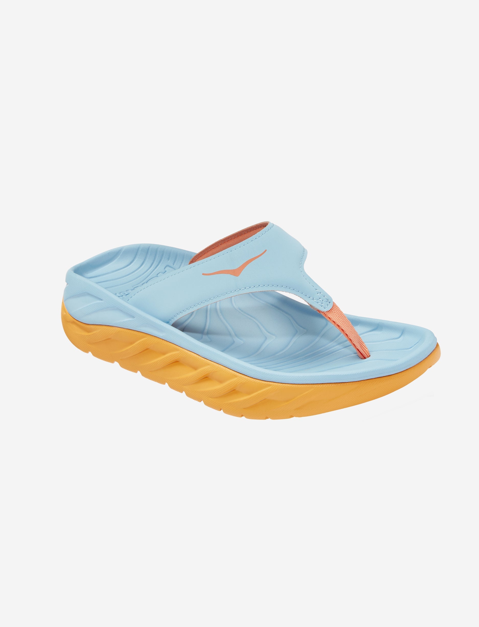 Hoka Ora Recovery Flip - כפכפי אצבע לנשים אורה הוקה איכותיים בצבע תכלת/כתום