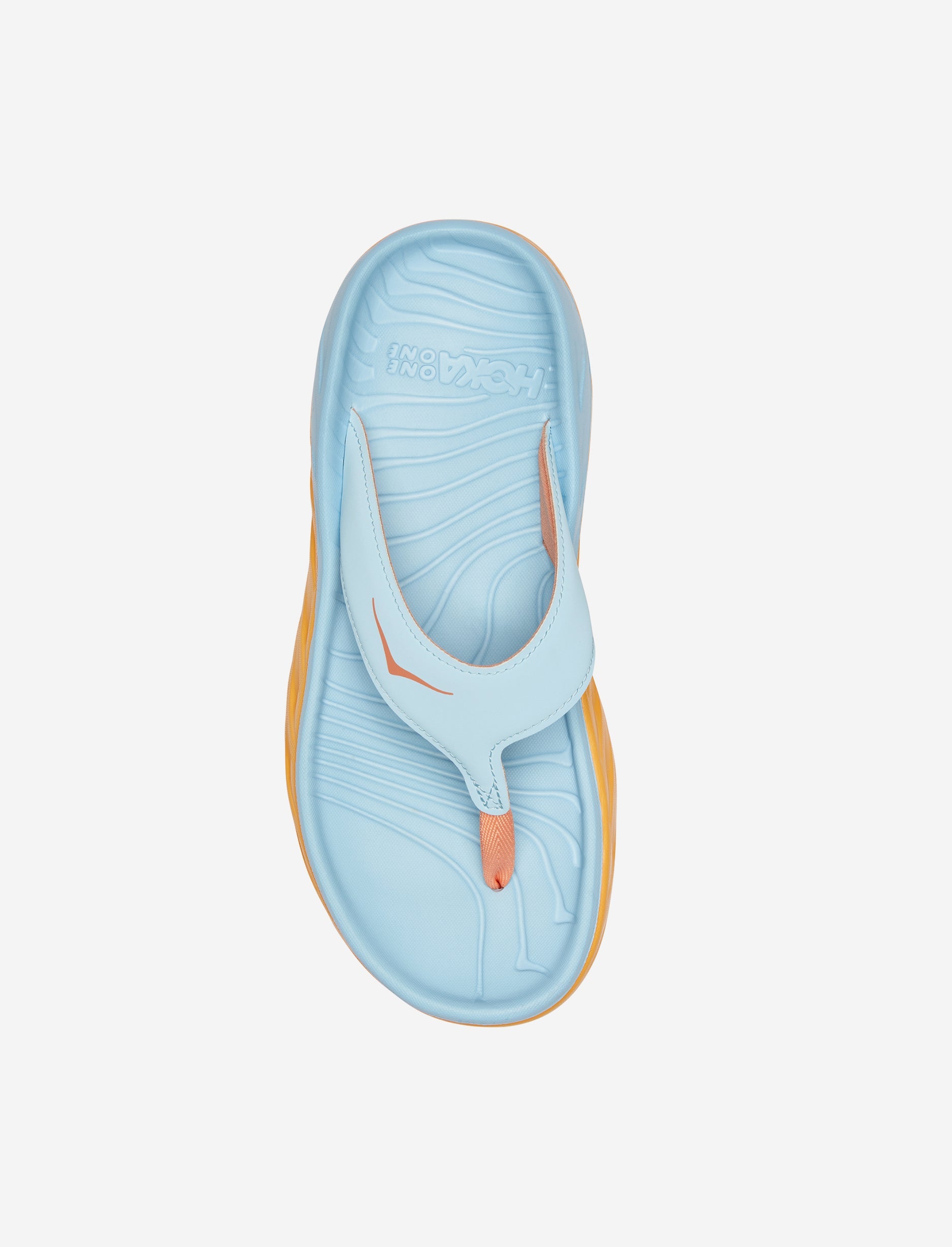 Hoka Ora Recovery Flip - כפכפי אצבע לנשים אורה הוקה איכותיים בצבע תכלת/כתום