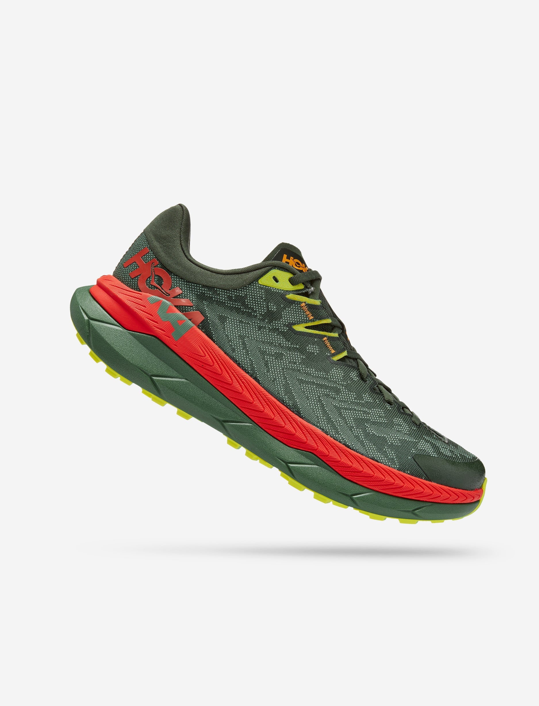 HOKA TECTON X - נעלי ספורט גברים הוקה טקטון בצבע ירוק טימין/פיאסטה