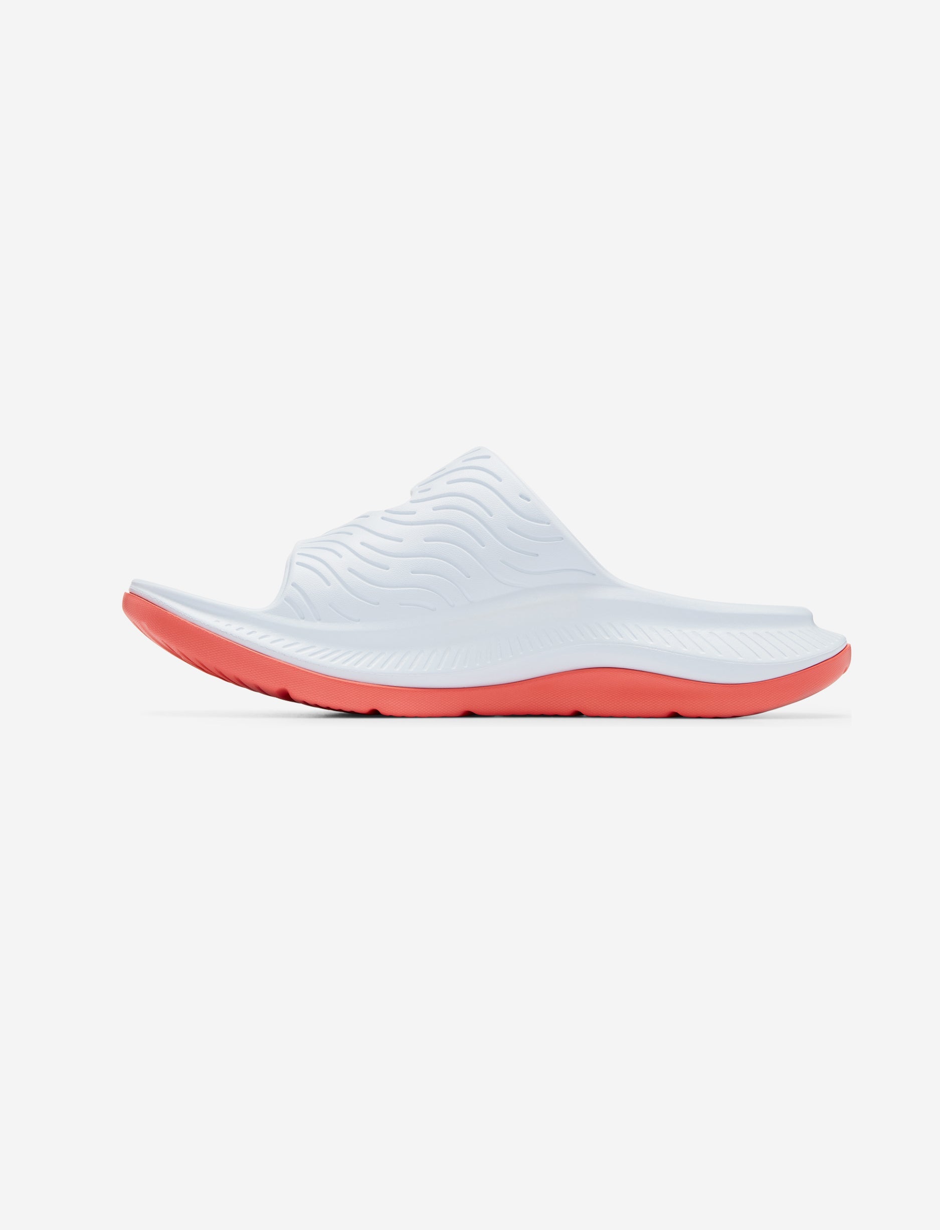 HOKA ORA LUXE U - כפכפי אורה לוקס הוקה בצבע לבן/כתום/תכלת