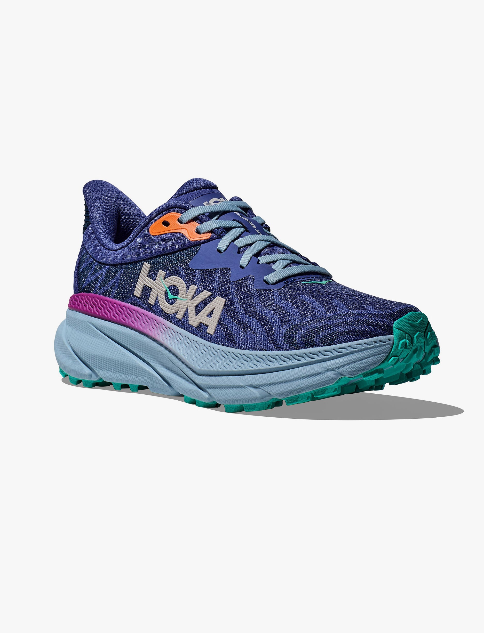 HOKA Challenger 7 - נעלי ספורט נשים הוקה צלנג'ר 7 בצבע כחול/ירקרק