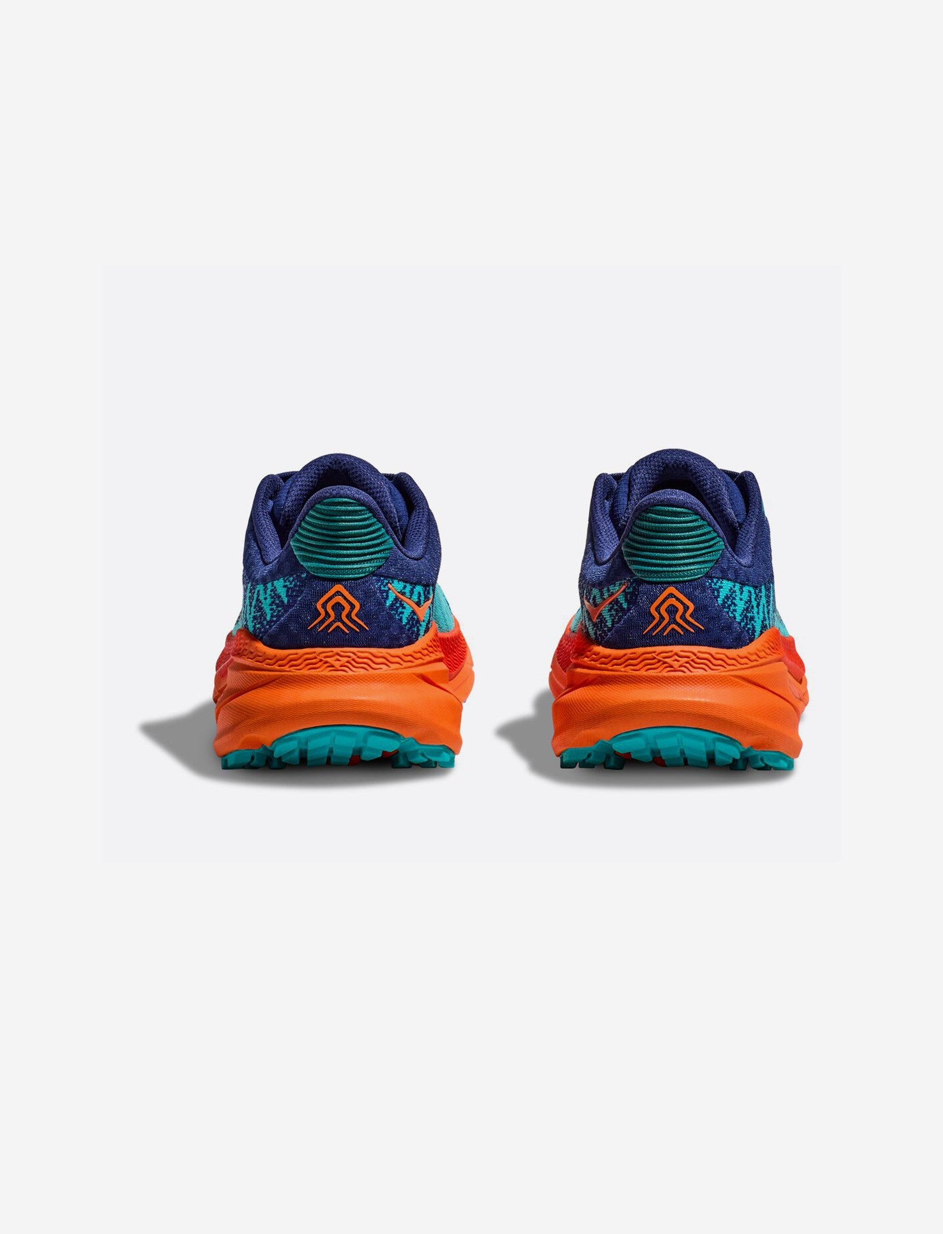 Hoka Challenger 7 Wide - נעלי ספורט גברים הוקה צ'אלנג'ר 7 רחבות בצבע טורקיז/כתום
