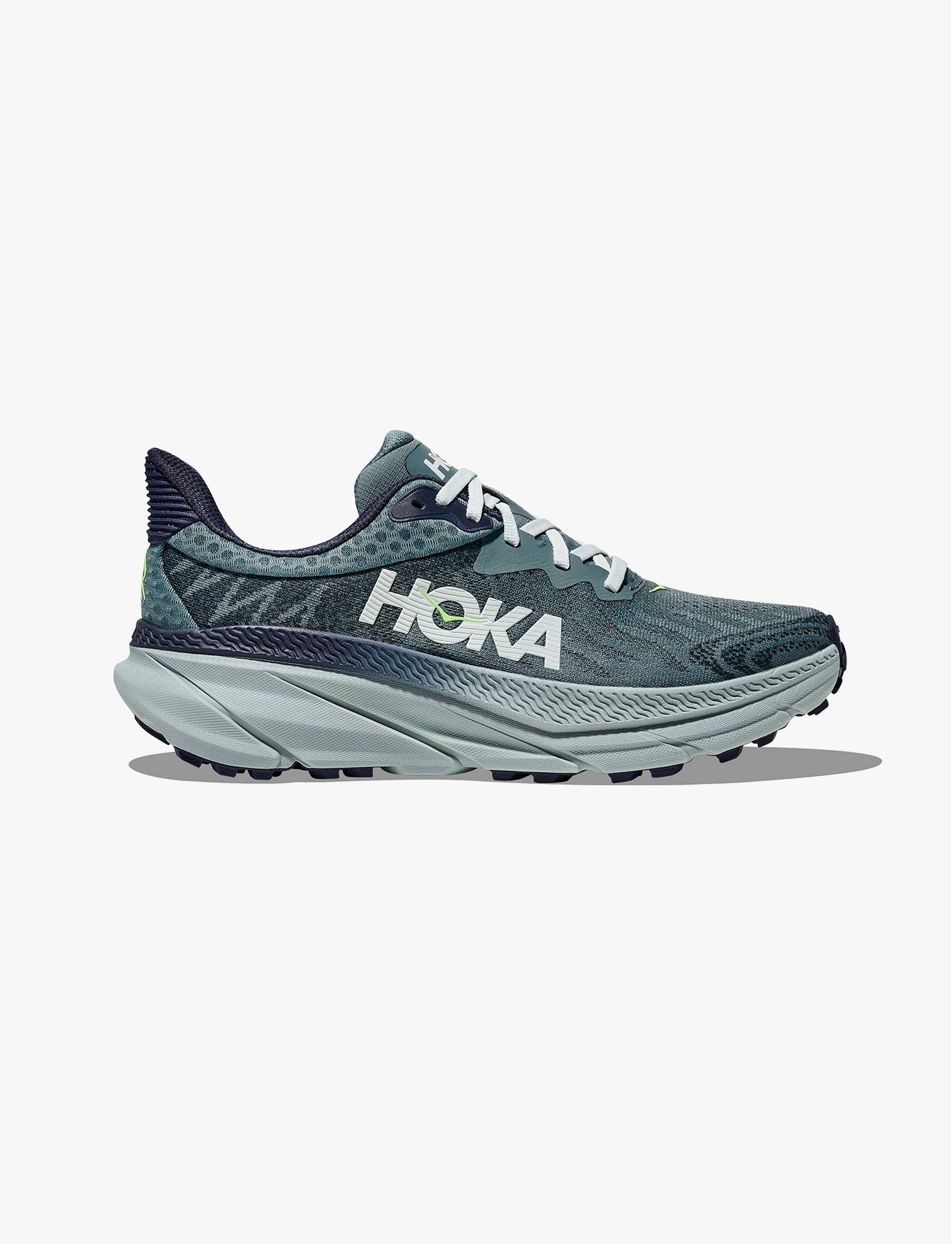 HOKA Challenger WIDE 7 - נעלי ספורט גברים הוקה צלנג'ר 7 רחבות בצבע ערפל הרים/טורקיז