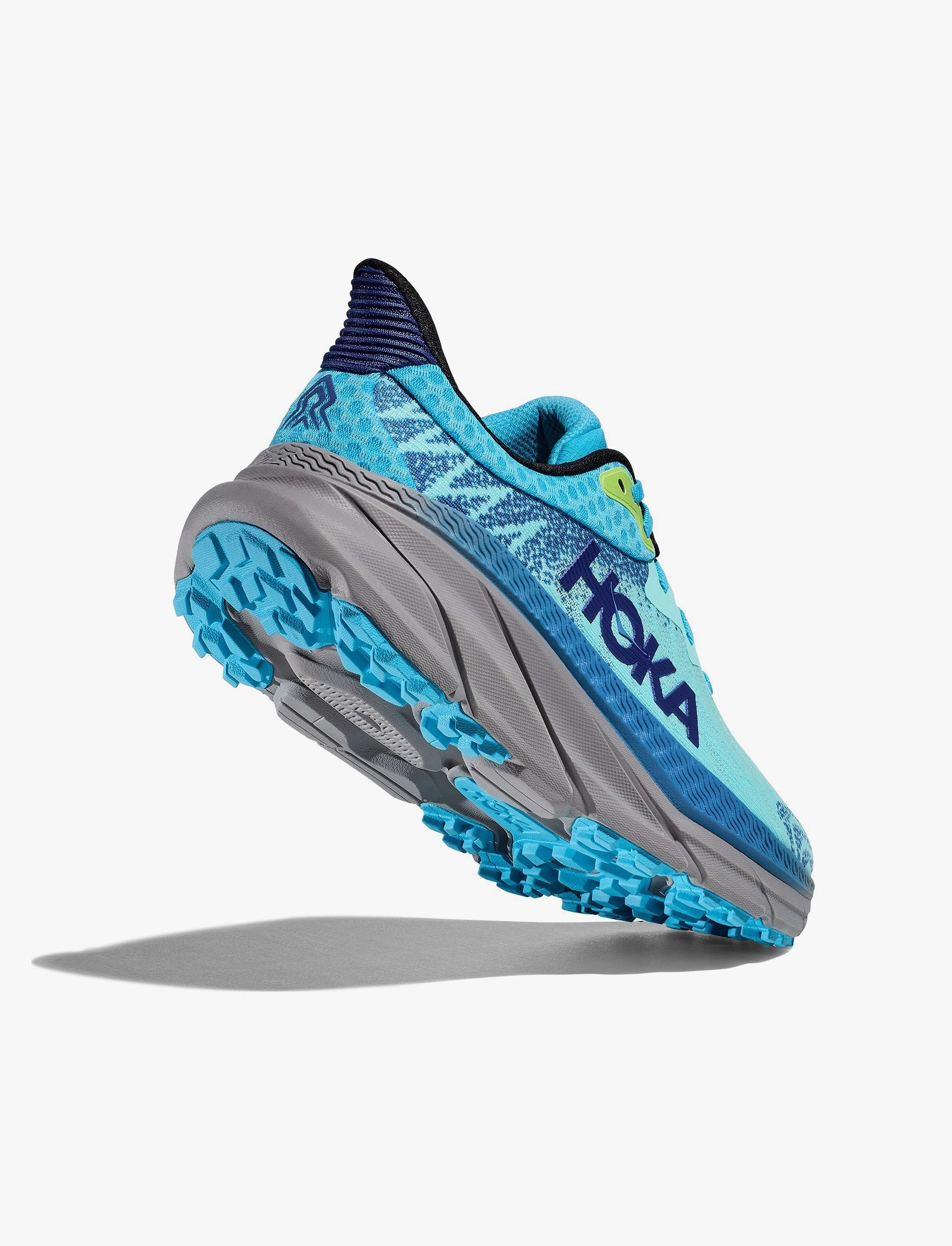 Hoka Challenger 7 Wide - נעלי ספורט גברים הוקה צ'אלנג'ר 7 רחבות בצבע תכלת/אפרפר