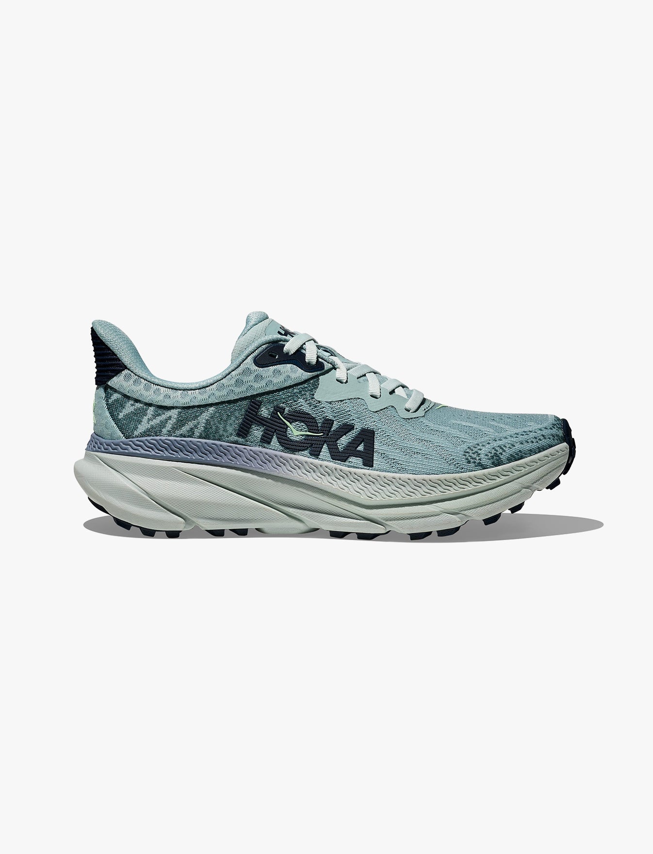 HOKA Challenger WIDE 7 - נעלי ספורט נשים הוקה צלנג'ר 7 רחבות בצבע ירוק דרוזי/תכלת