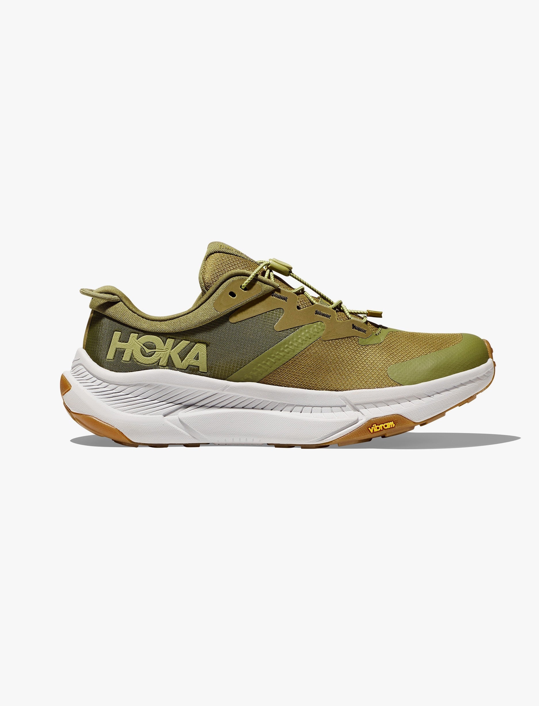 Hoka Transport - נעלי הליכה גברים הוקה טרנספורט בצבע ירוק אבוקדו/ערפל