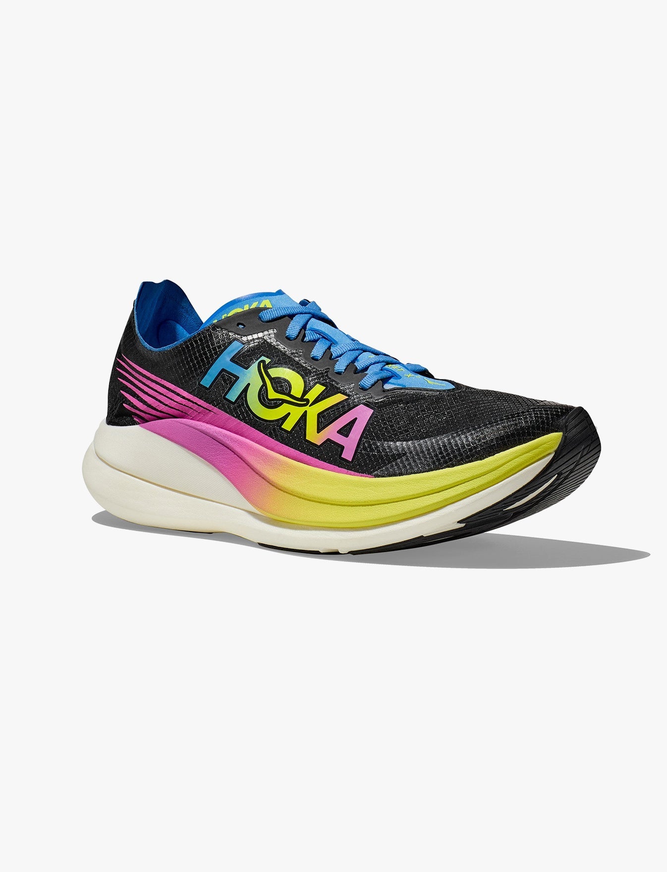 HOKA ROCKET X 2 - נעלי ספורט הוקה רוקט איקס 2 נשים/גברים בצבע שחור/מולטי