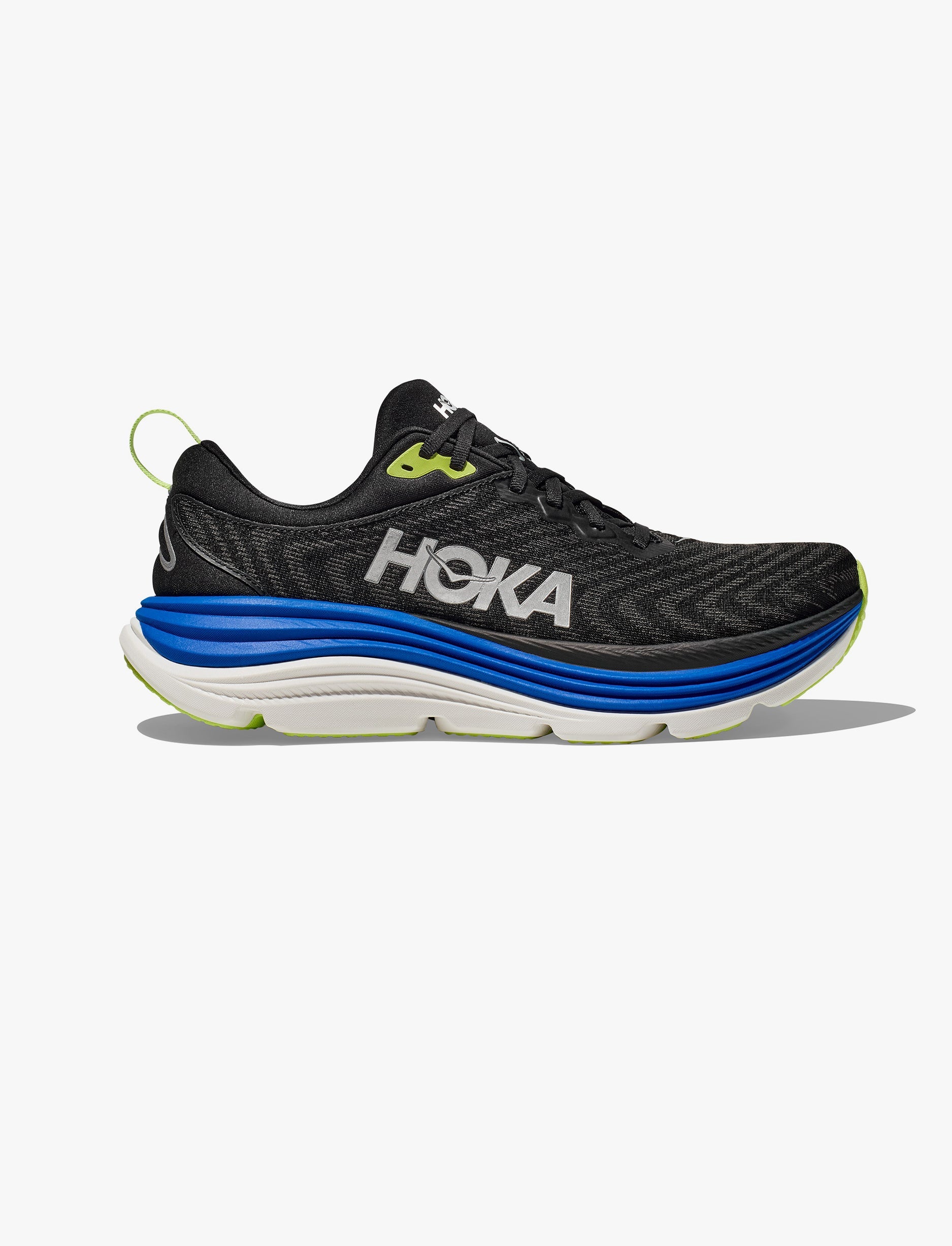 HOKA Gaviota Wide 5 - נעלי ספורט גברים הוקה גביוטה 5 רחבות בצבע שחור/קובלט