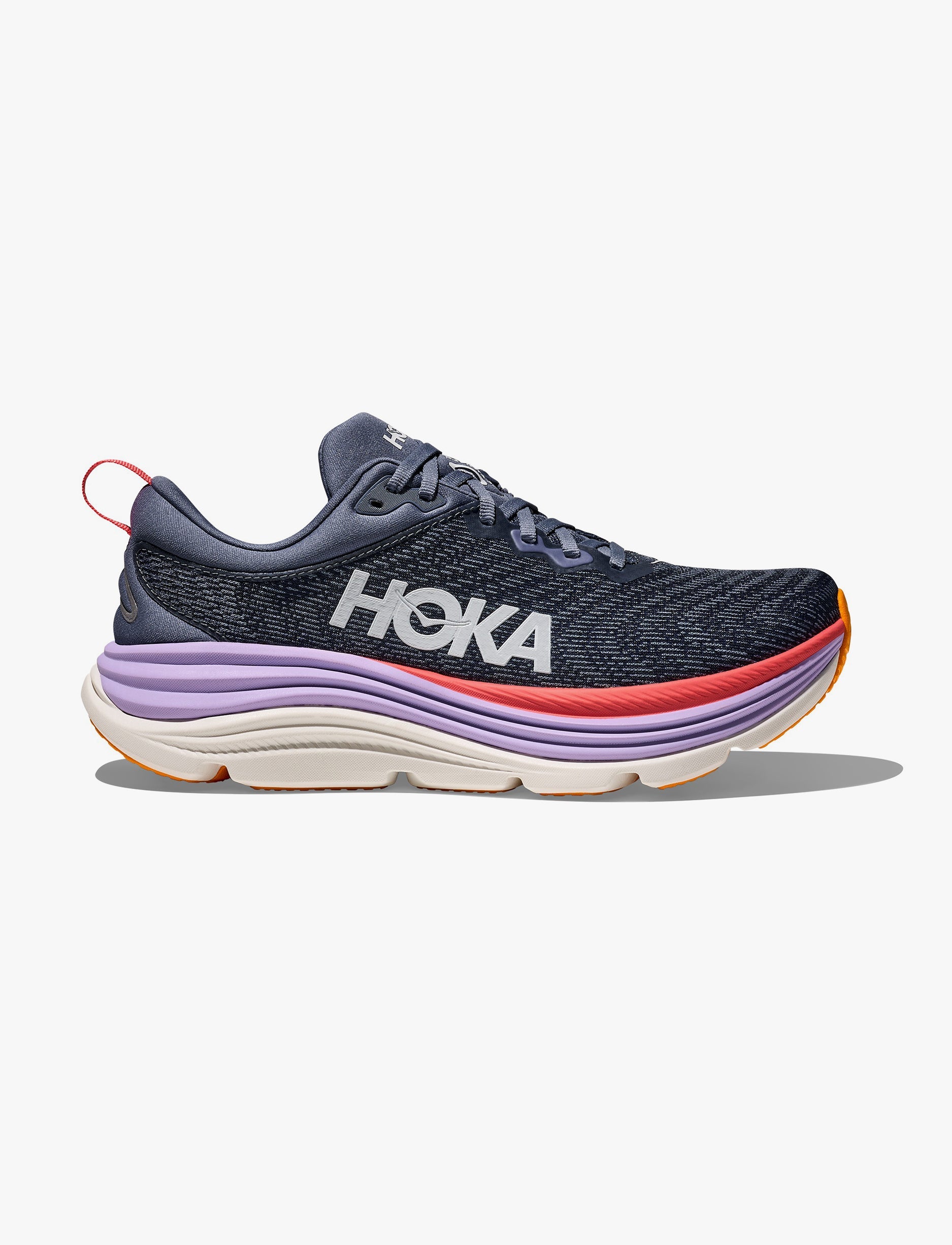HOKA Gaviota Wide 5 - נעלי ספורט נשים הוקה גביוטה 5 רחבות בצבע עוגן/אשכולית