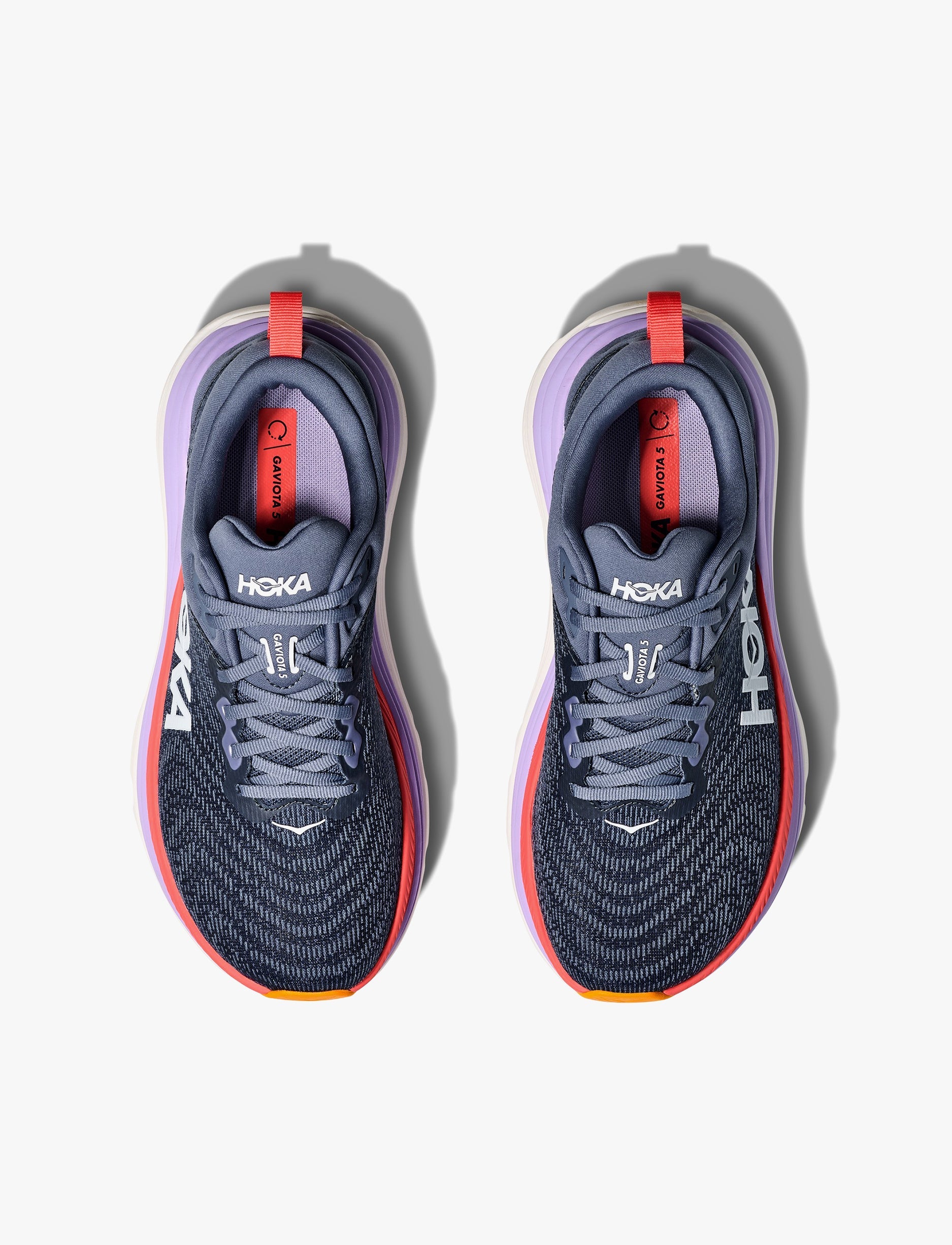 HOKA Gaviota Wide 5 - נעלי ספורט נשים הוקה גביוטה 5 רחבות בצבע עוגן/אשכולית