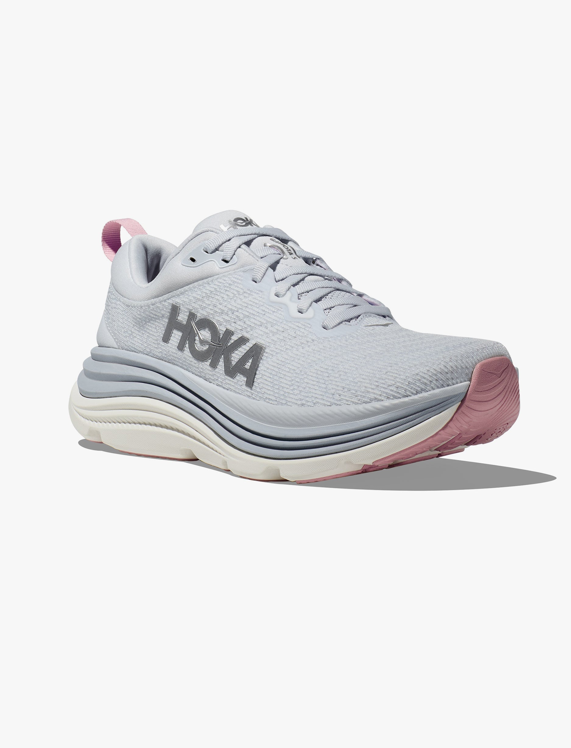 HOKA Gaviota Wide 5 - נעלי ספורט נשים הוקה גביוטה 5 רחבות בצבע קרח ים/ורוד